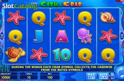 Οθόνη3. Cash & Crab (Amatic Industries) Κουλοχέρης