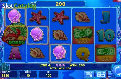 Οθόνη5. Cash & Crab (Amatic Industries) Κουλοχέρης
