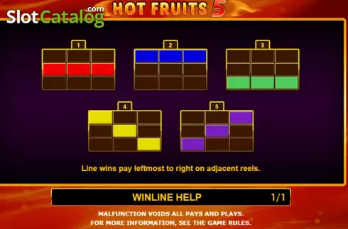 Οθόνη6. Hot Fruits 5 (Amatic Industries) Κουλοχέρης