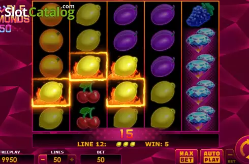 Οθόνη3. Double Diamonds 50 Κουλοχέρης