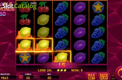 Οθόνη4. Double Diamonds 50 Κουλοχέρης