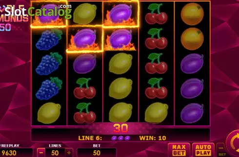 Οθόνη5. Double Diamonds 50 Κουλοχέρης