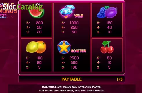 Οθόνη7. Double Diamonds 50 Κουλοχέρης