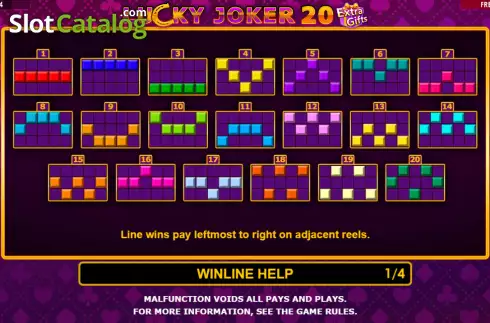 Οθόνη6. Lucky Joker 20 Extra Gifts Κουλοχέρης