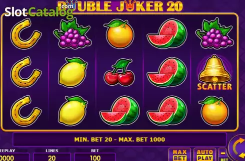 Οθόνη2. Double Joker 20 Κουλοχέρης