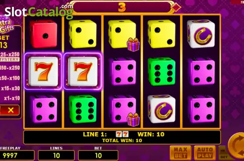 Οθόνη3. Lucky Joker Dice Extra Gifts Κουλοχέρης