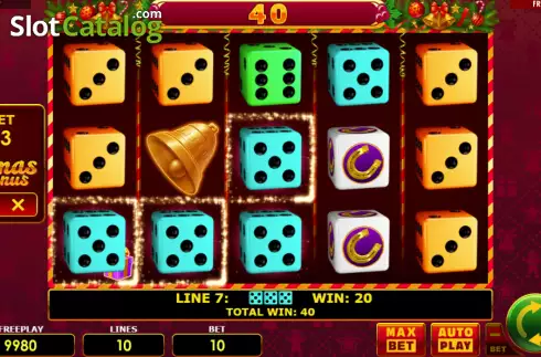 Οθόνη3. Lucky Joker Xmas Dice Κουλοχέρης 