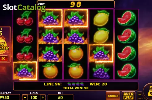 Οθόνη3. Blazing Coins 100 Κουλοχέρης