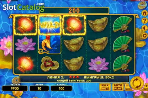 Οθόνη3. Golden Fish (Amatic Industries) Κουλοχέρης
