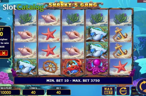 Οθόνη2. Sharkys Gang Κουλοχέρης