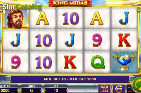 Οθόνη2. King Midas (Amatic Industries) Κουλοχέρης 