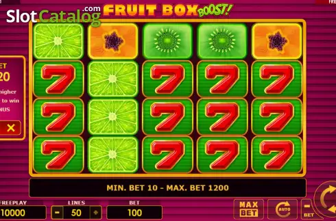 Οθόνη3. Fruit Box Boost! Κουλοχέρης