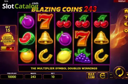 Οθόνη2. Blazing Coins 243 Κουλοχέρης