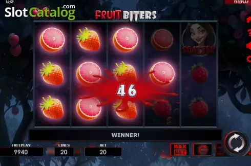 Οθόνη3. Fruit Biters Κουλοχέρης