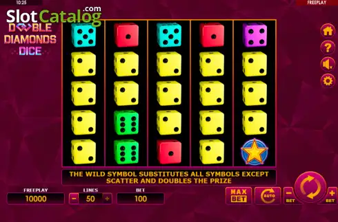 Οθόνη2. Double Diamonds Dice Κουλοχέρης