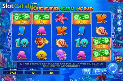 Οθόνη2. Bigger Cash & Crab Κουλοχέρης 