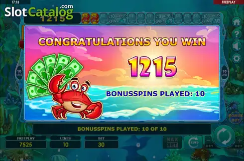 Οθόνη3. Bigger Cash & Crab Κουλοχέρης 