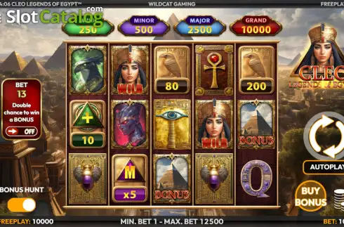 Οθόνη2. Cleo Legends of Egypt Κουλοχέρης