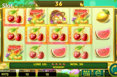Οθόνη3. Lady Fruits 10 Easter Κουλοχέρης