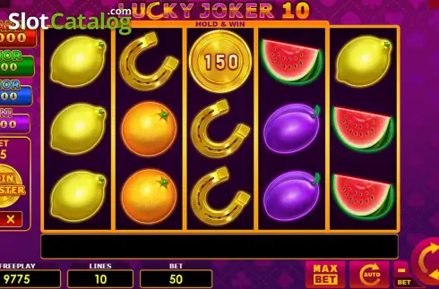 Οθόνη2. Lucky Joker 10 Hold & Win Κουλοχέρης