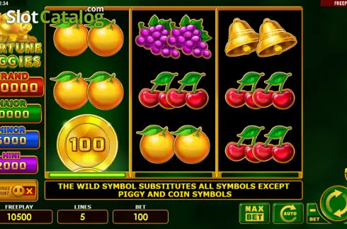 Οθόνη2. Fortune Piggies Κουλοχέρης