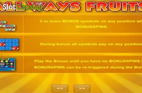 Οθόνη4. All Ways Fruits Κουλοχέρης