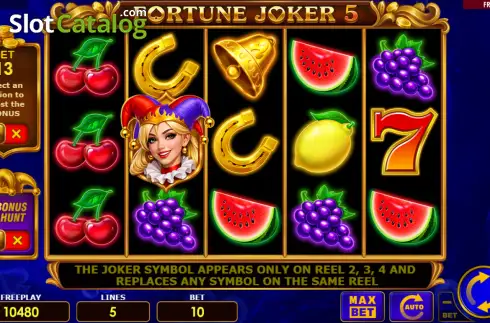 Οθόνη2. Fortune Joker 5 Κουλοχέρης