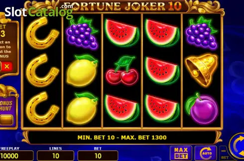 Οθόνη2. Fortune Joker 10 Κουλοχέρης