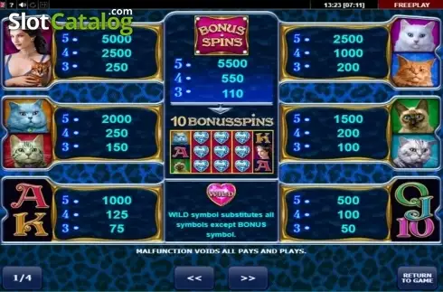 Οθόνη2. Diamond Cats Κουλοχέρης