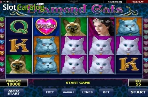 Οθόνη6. Diamond Cats Κουλοχέρης