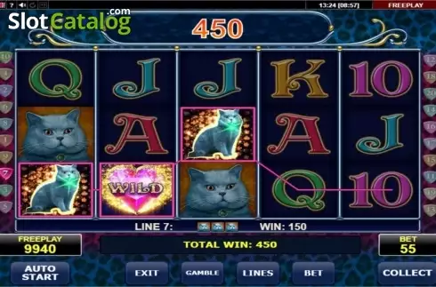 Οθόνη8. Diamond Cats Κουλοχέρης