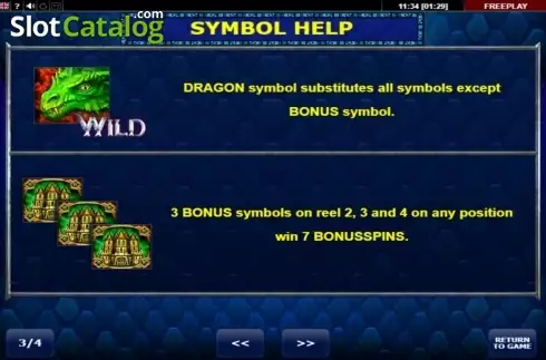 Οθόνη4. Dragon's Kingdom Κουλοχέρης