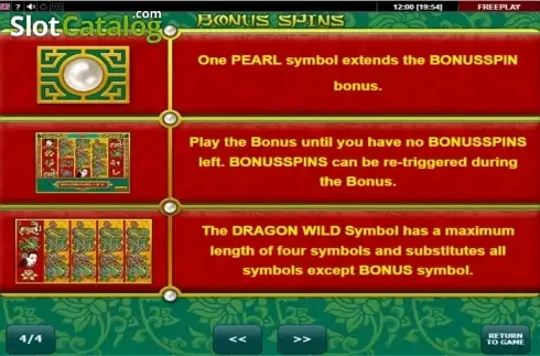 Οθόνη5. Dragon's Pearl (Amatic) Κουλοχέρης 