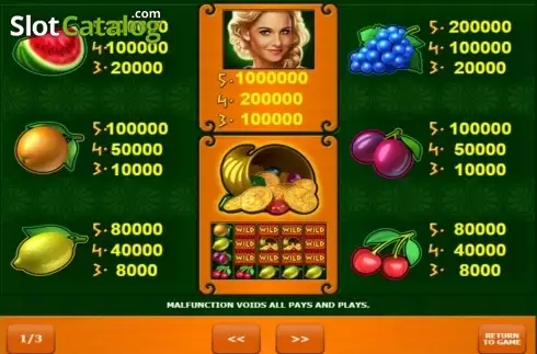 Οθόνη2. Fortunas Fruits Κουλοχέρης