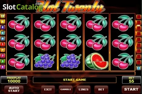 Οθόνη5. Hot Twenty Κουλοχέρης