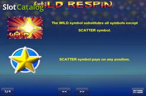 Οθόνη4. Wild Respin Κουλοχέρης