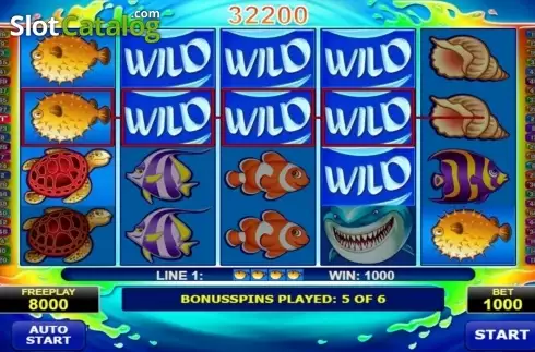 Οθόνη9. Wild Shark Κουλοχέρης
