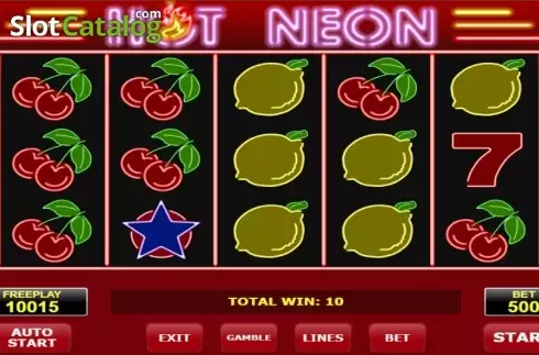 Οθόνη2. Hot Neon Κουλοχέρης