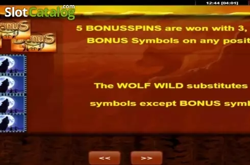 Οθόνη4. Wolf Moon (Amatic) Κουλοχέρης