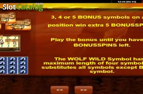 Οθόνη5. Wolf Moon (Amatic) Κουλοχέρης