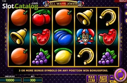 Οθόνη2. All Ways Joker Κουλοχέρης