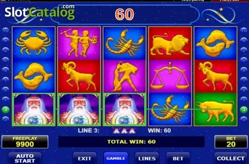 Οθόνη3. Lucky Zodiac (Amatic) Κουλοχέρης 