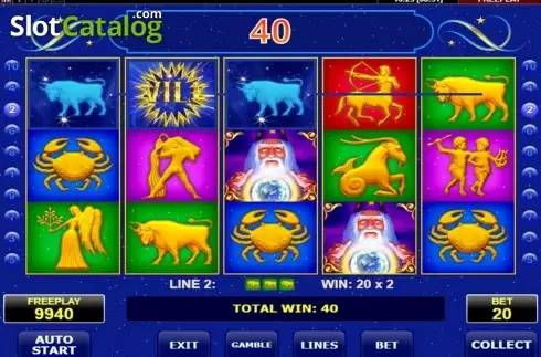 Οθόνη4. Lucky Zodiac (Amatic) Κουλοχέρης 