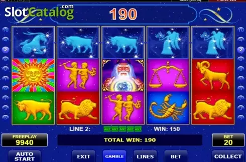 Οθόνη6. Lucky Zodiac (Amatic) Κουλοχέρης 