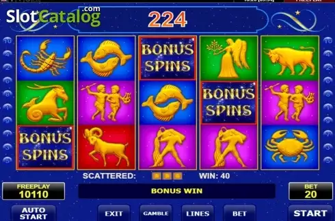 Οθόνη7. Lucky Zodiac (Amatic) Κουλοχέρης 