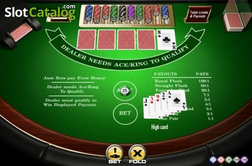 Οθόνη3. Casino Stud Poker (Amaya) Κουλοχέρης