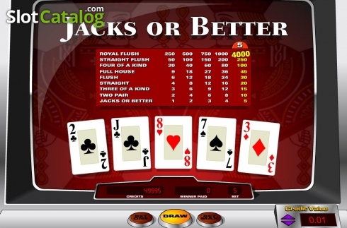 Οθόνη2. Jacks or Better (Amaya) Κουλοχέρης