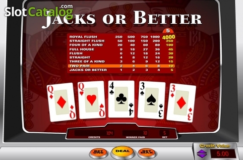 Οθόνη3. Jacks or Better (Amaya) Κουλοχέρης