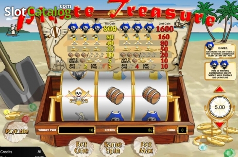 Οθόνη3. Pirate Treasure (Amaya) Κουλοχέρης
