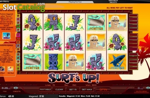Οθόνη3. Surfs Up Κουλοχέρης 